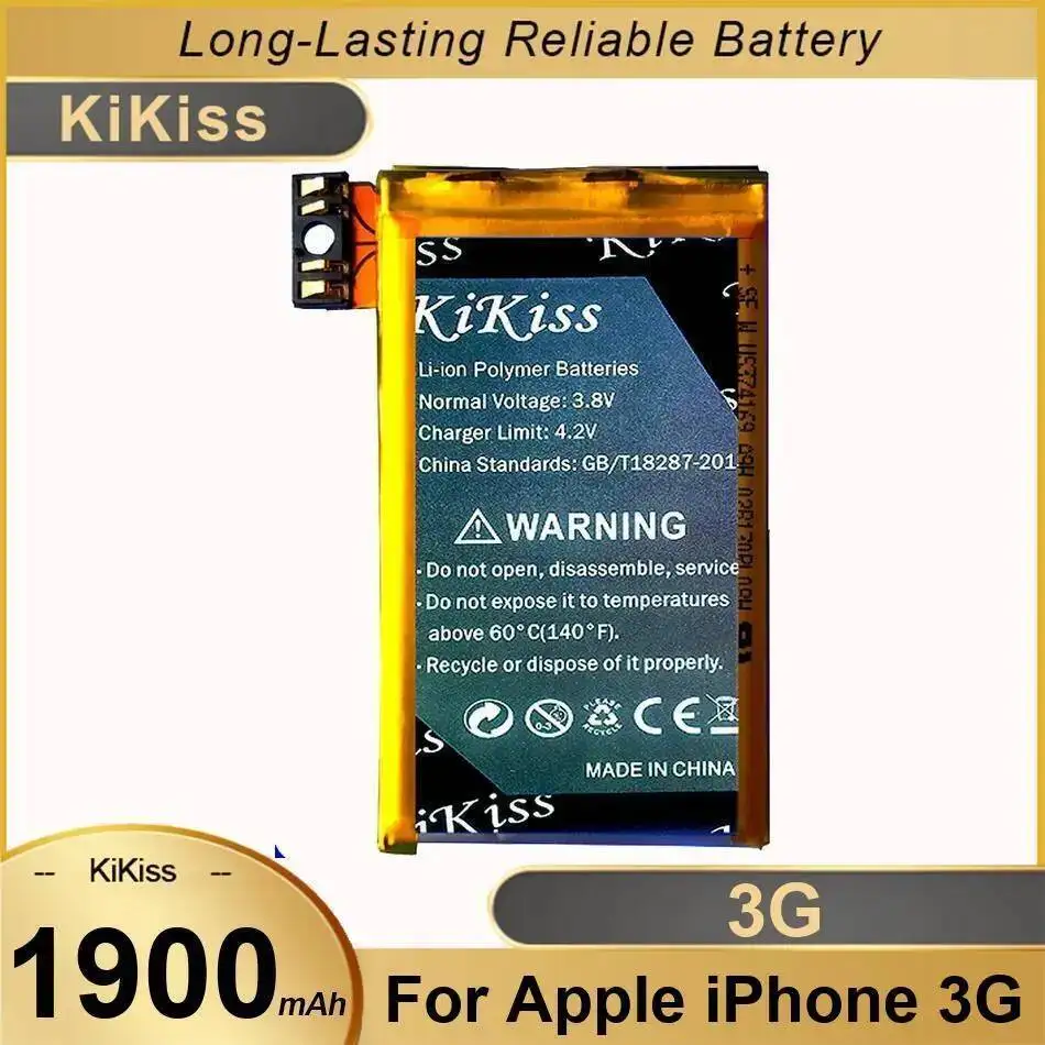 

Lightweight For Apple Iphone 3G 1900Mah Mobile Phone Battery