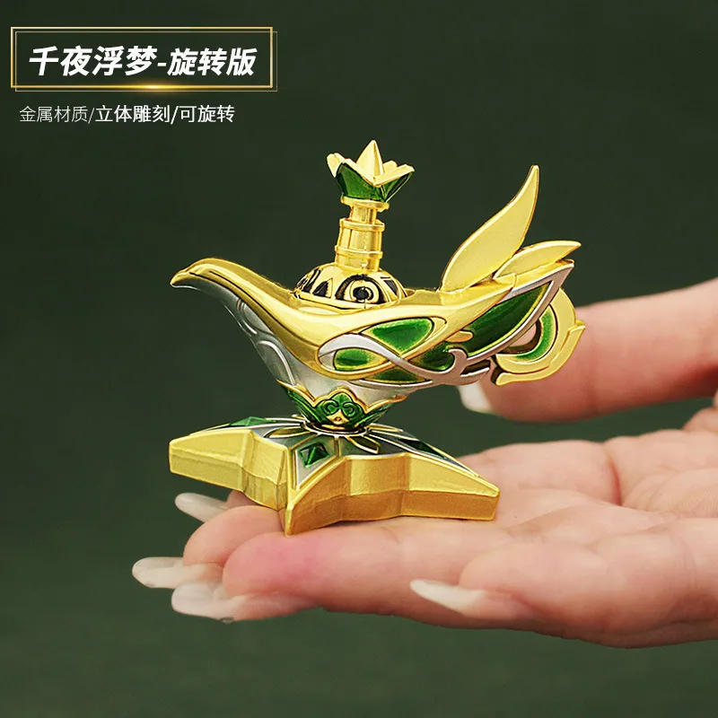 6CM Genshin Impact Game Peripheral God of Grass Nahida Exclusive Weapon Models A Thousand Floating Dreams Replica Miniature Arms