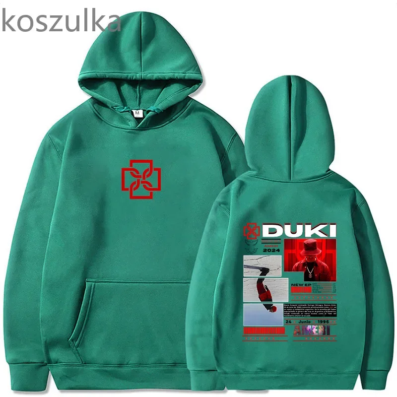 Duki Ameri World Tour 2025 Bluza Unisex Fans Print Bluzy z długim rękawem Jesień Zima Polar Unisex Streetwear Hip Hop Tops