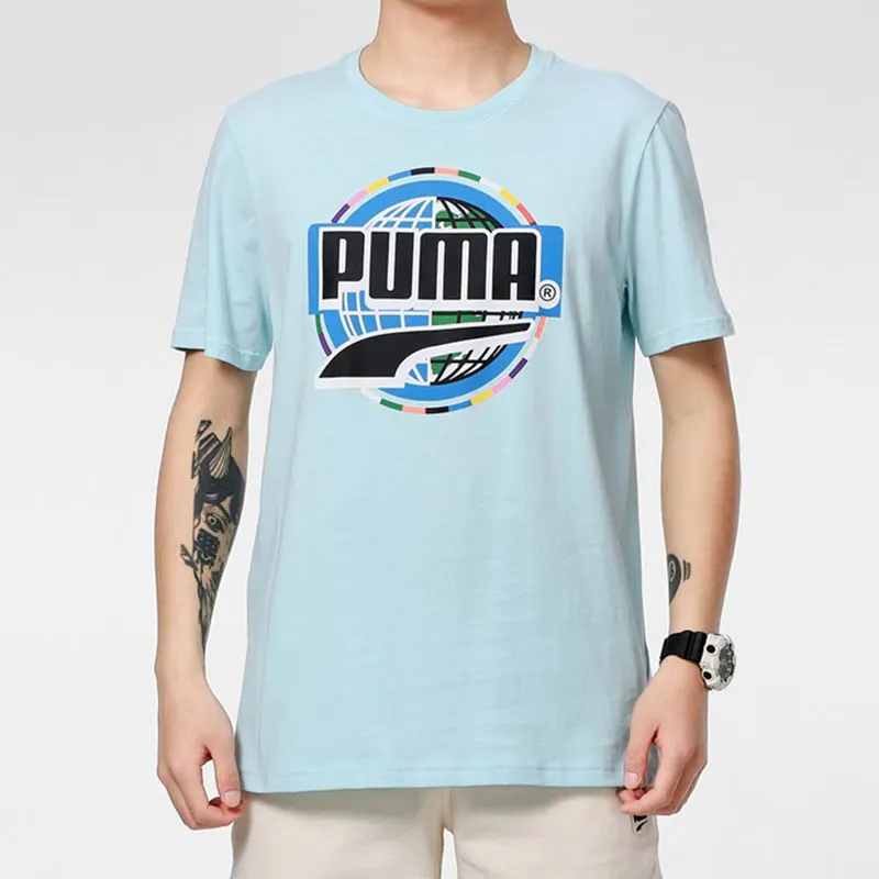 

Оригинальная мужская дышащая повседневная футболка Puma New Season с круглым вырезом и короткими рукавами 531307-50