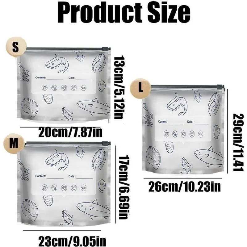 30Pcs Aluminum Foil Food Storage Bag Resealable Zipper Pouch Freezer Air Fryer Liner Oven Sheet Cutter Kitchen Accessories Tool