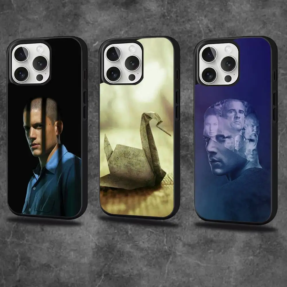 

Movie Prison Brea Phone Case For iPhone 17,16,15,14,13,12,11,Pro,Max,Plus,Mini,SE4,E Magnetic Magsafe Wireless Charging
