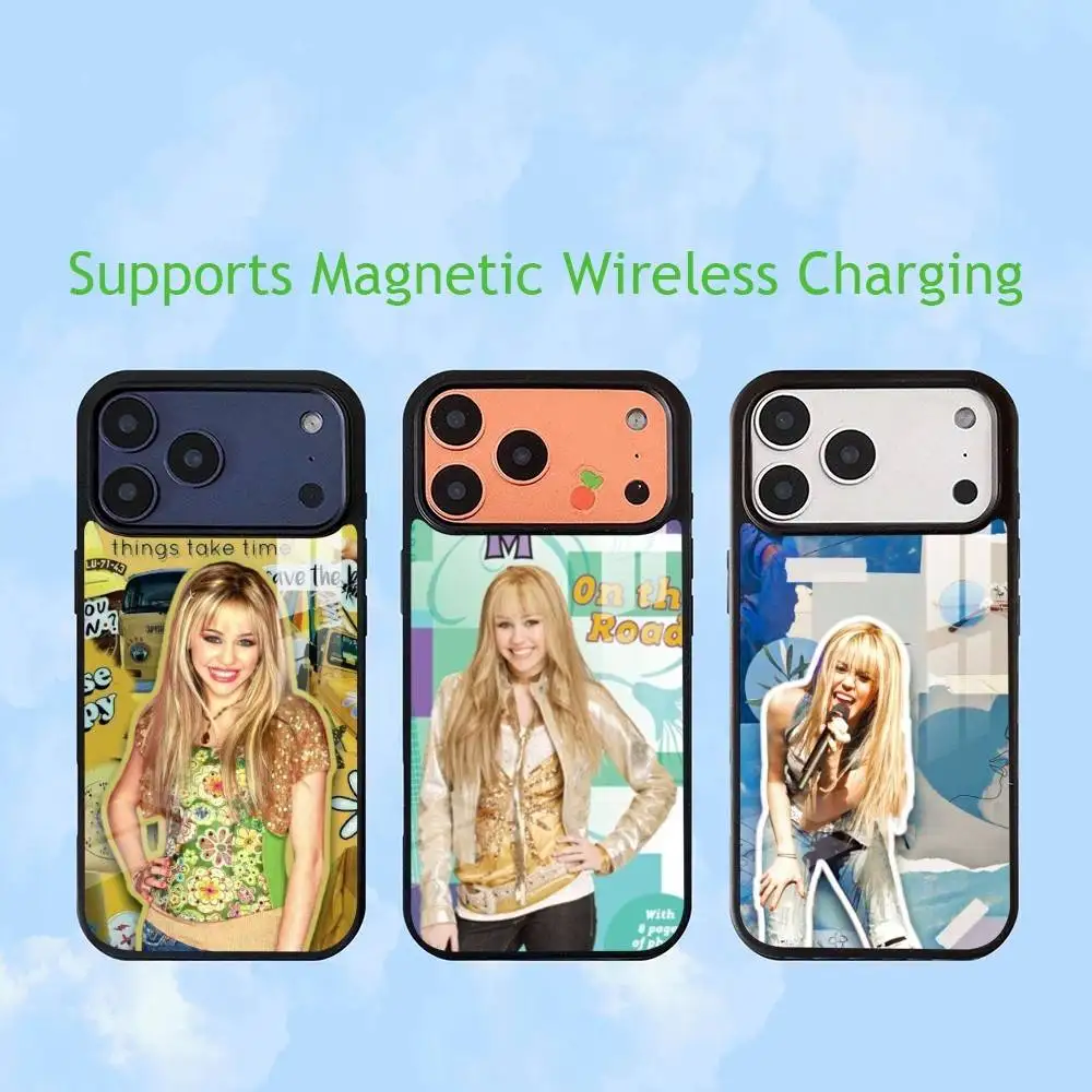 FUNNY h-HannahS Montana  Phone Case For iPhone17,16,15,14,13,12,11 Plus,Pro Supports Magnetic Wireless Charging