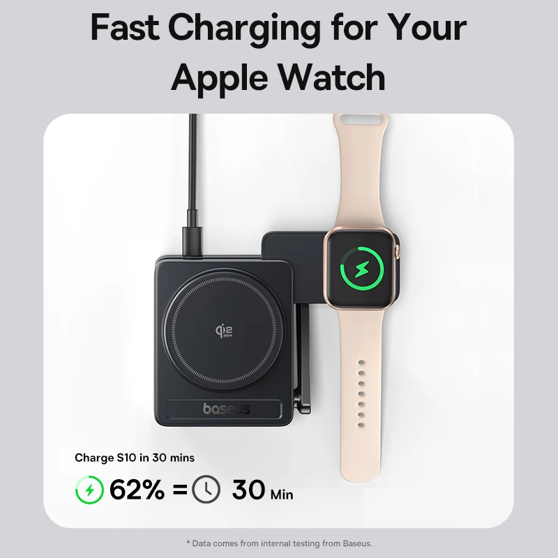 Baseus 3-in-1 Magnetic Wireless Charger 25W for iPhone & Apple Devices