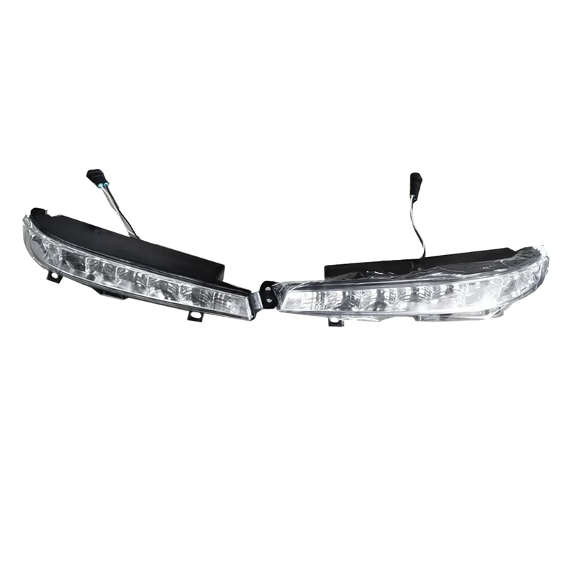 

1Pair Car LED Fog Lamps DRL Daytime Running Lights Assy For Mercedes Benz W221 S63 AMG 2007-2013 A2218201356 A2218201456