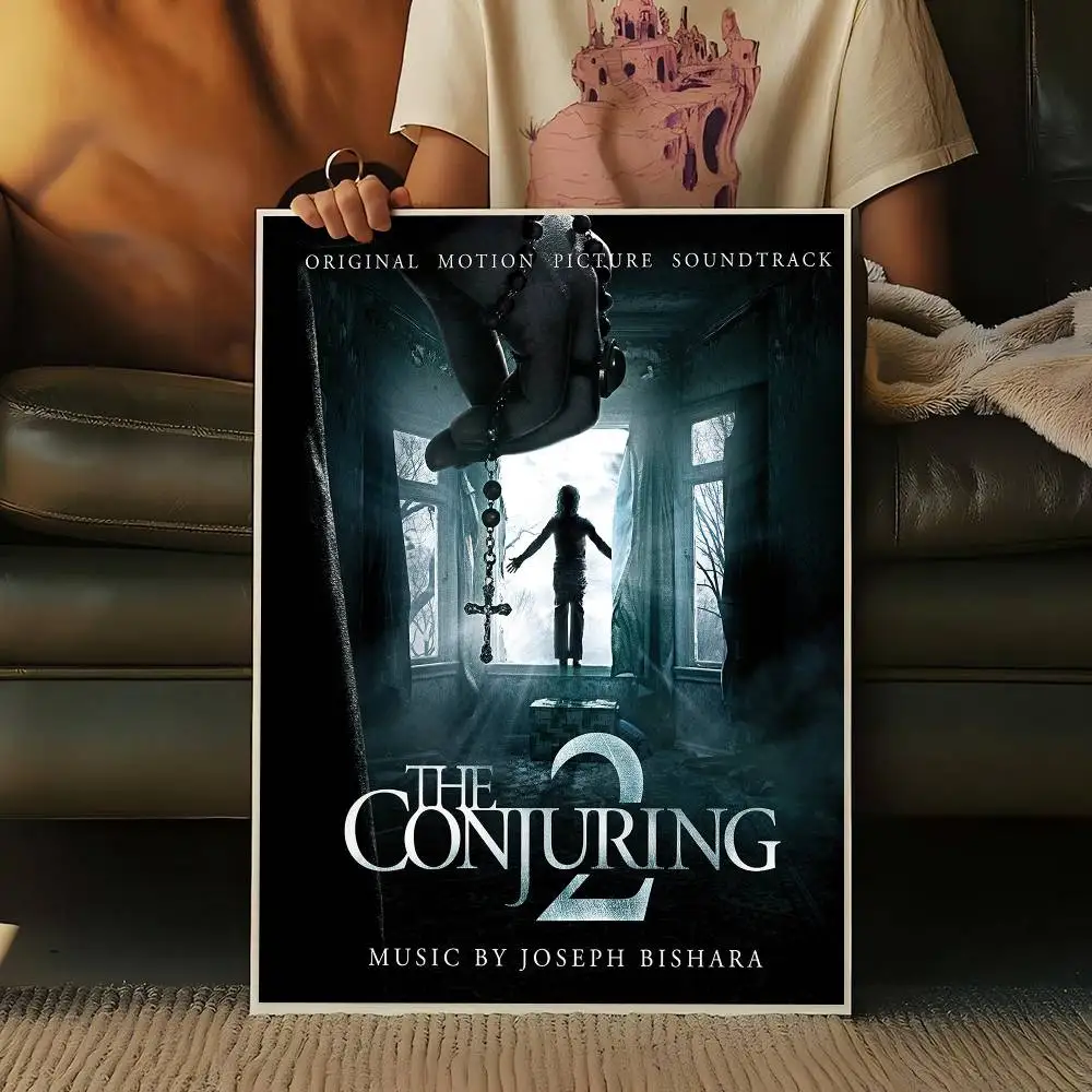 فيلم The Conjuring Last Rites Whitepaper ملصق HD جودة ملصق جدار الفن اللوحة غرفة الدراسة جدار ديكور
