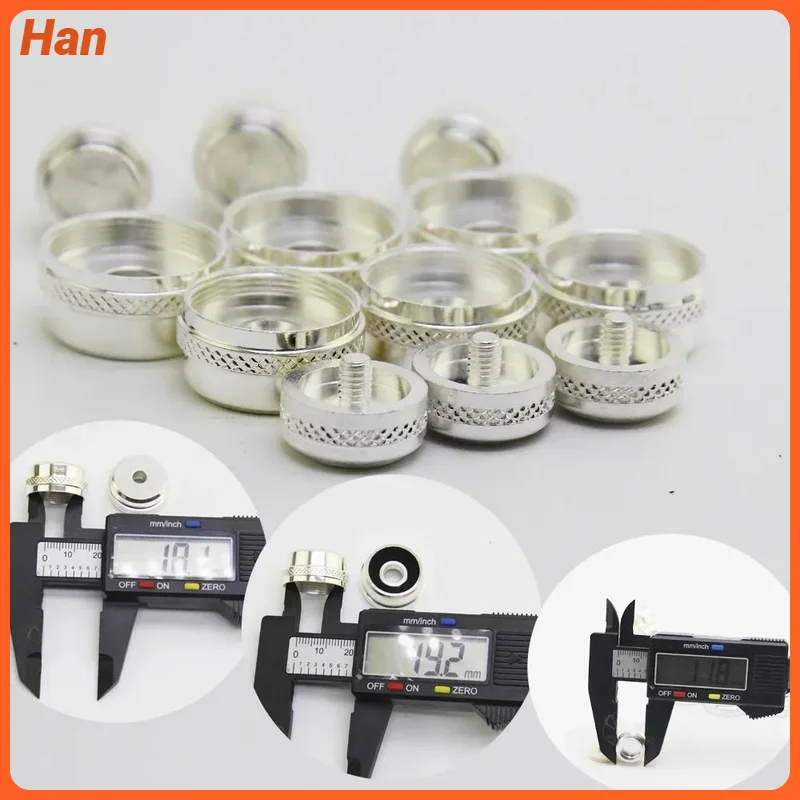 Premium Silver Plated Trumpet Parts Shell Buckles Weighted Valve Covers Connecting Rods Felt Brass Wind Replacement Accessories