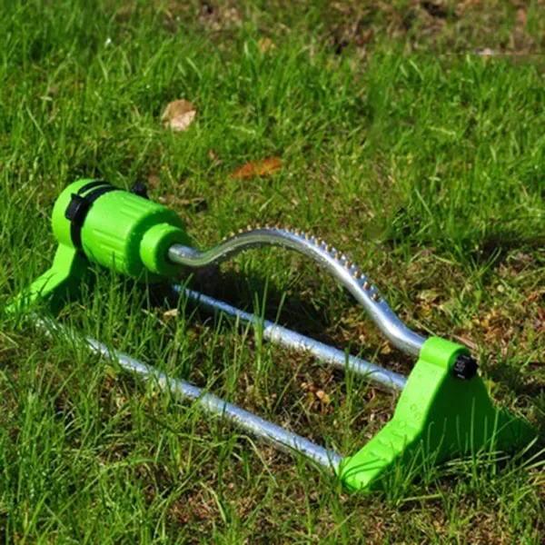 Automatic Sway Garden Sprinklers Adjustable Alloy Watering Sprinkler Garden Sprayer Oscillating Oscillator Lawn Irrigation