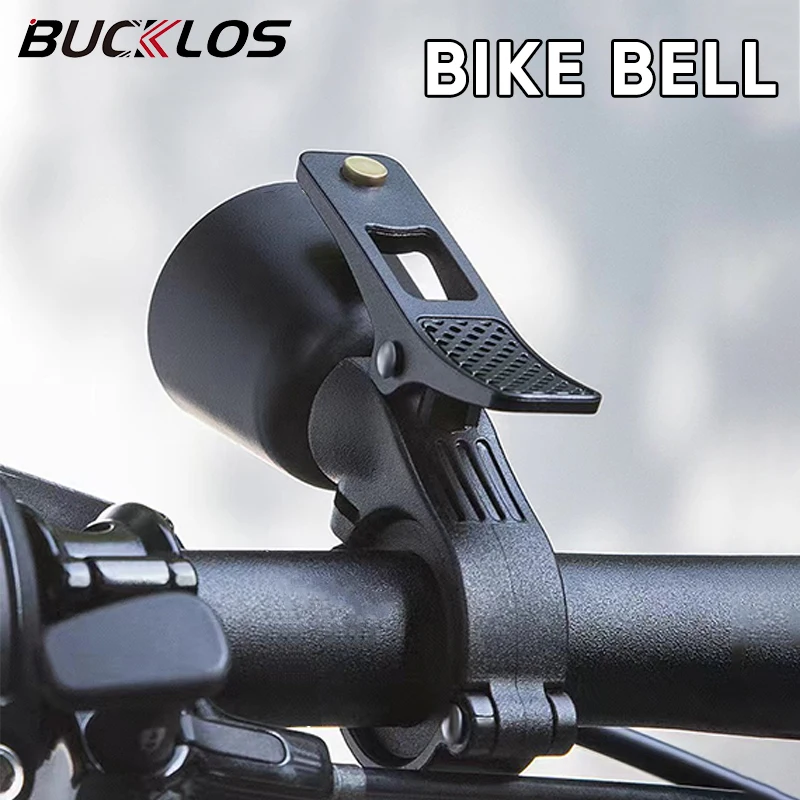 BUCKLOS Retro Copper Bells Bike Bell Ring Loudly Safety Cycling Warning Alarm Bicycle Horn Ring for Kids Road Bike Accessories