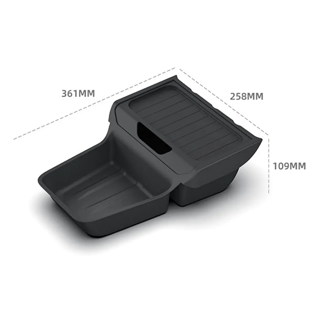 2025 For Tesla For Model Y For Standard Center Console Storage Box for Organizing Essentials in Vehicle Interior