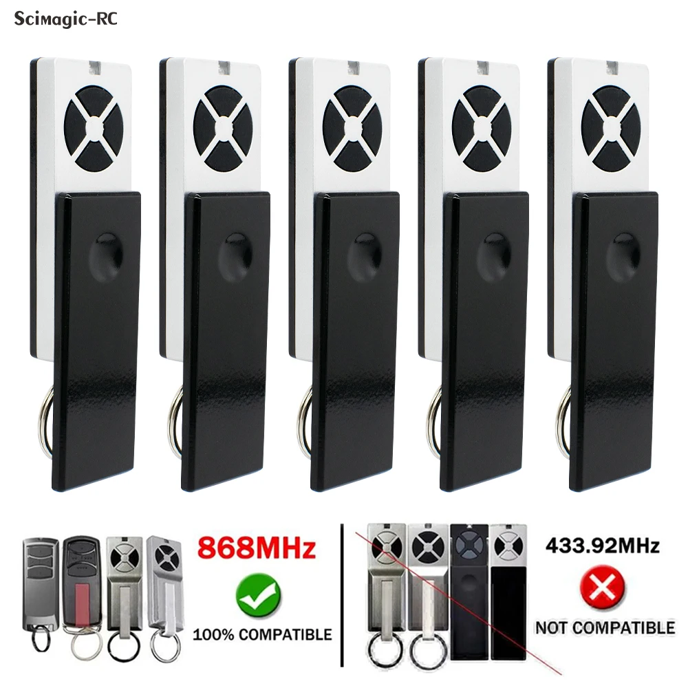 1~20pcs LM TX4EVS-01 4-Channel Remote Control 868 MHz Rolling Code Transmitter for LM TX2REV TX4REV TX4REVF TX4EVF