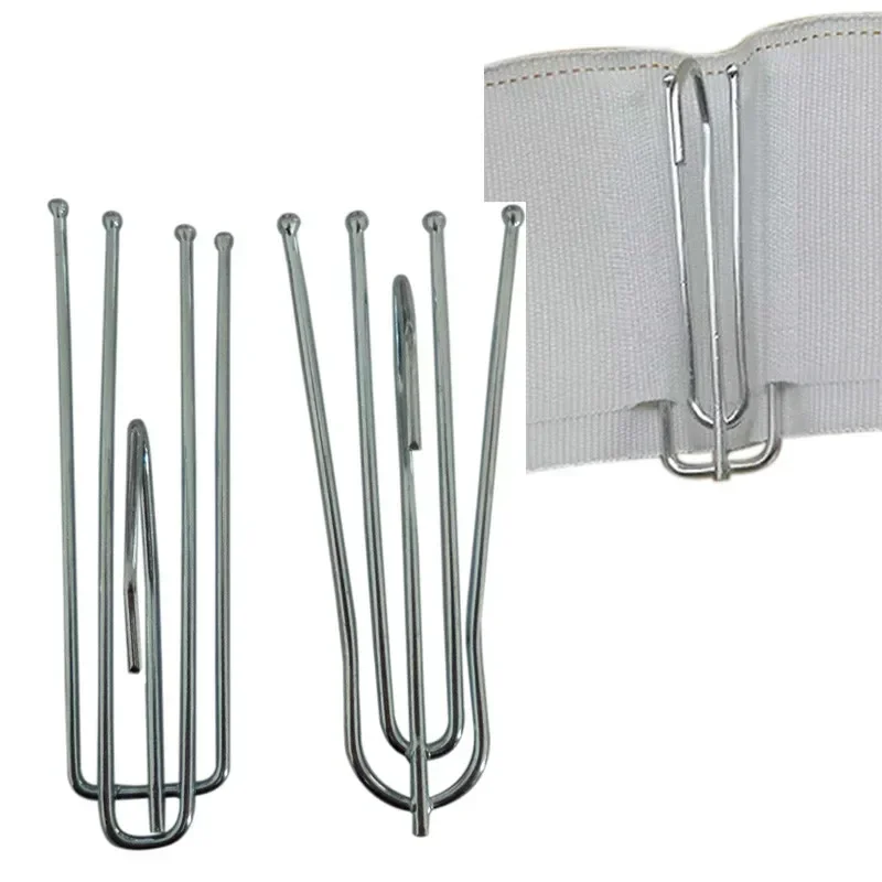 

50 Pcs High Quality Curtains Hooks Use with Tape Curtain Accessories