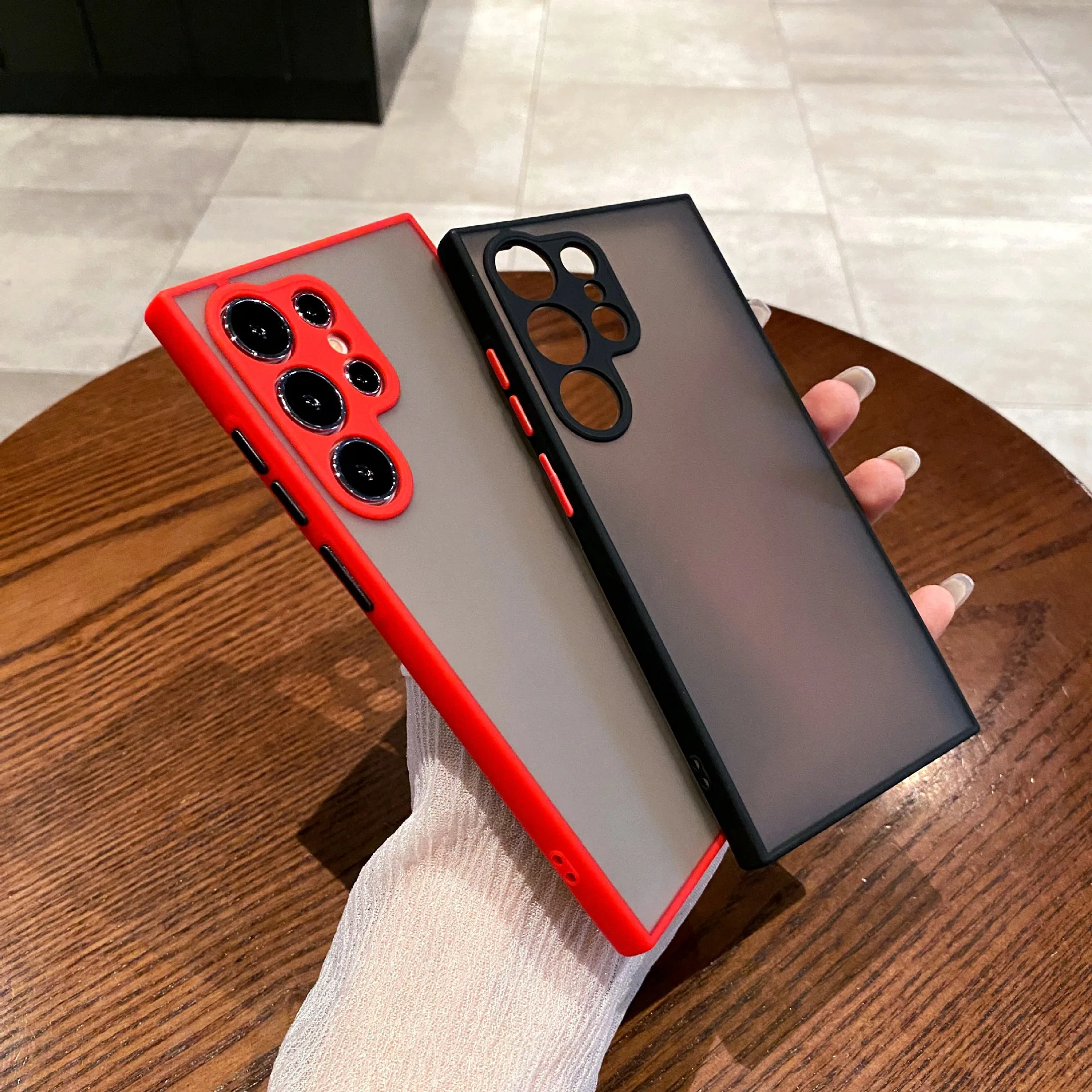 Neue Armor Case Cover Matte Bumper Hülle für Samsung Galaxy S26 S25 S24 S23 S22 S21 S20 S10 Fe Plus Ultra S10E Note10 Note20 Plus Ultra