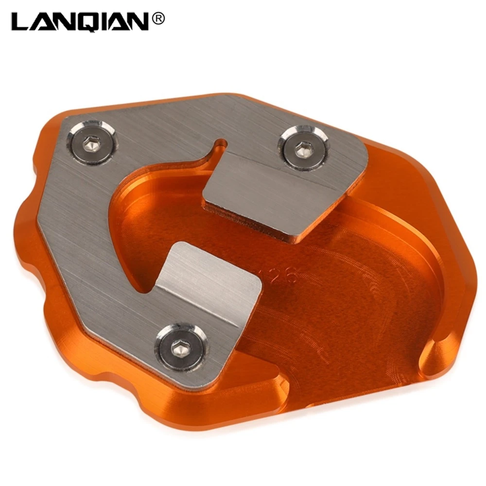 Motorcycle CNC Kickstand Sidestand Stand Extension Enlarger Pedal Footrest For 1290 Super Duke R Evo 2019 2020 2021 2022 2023
