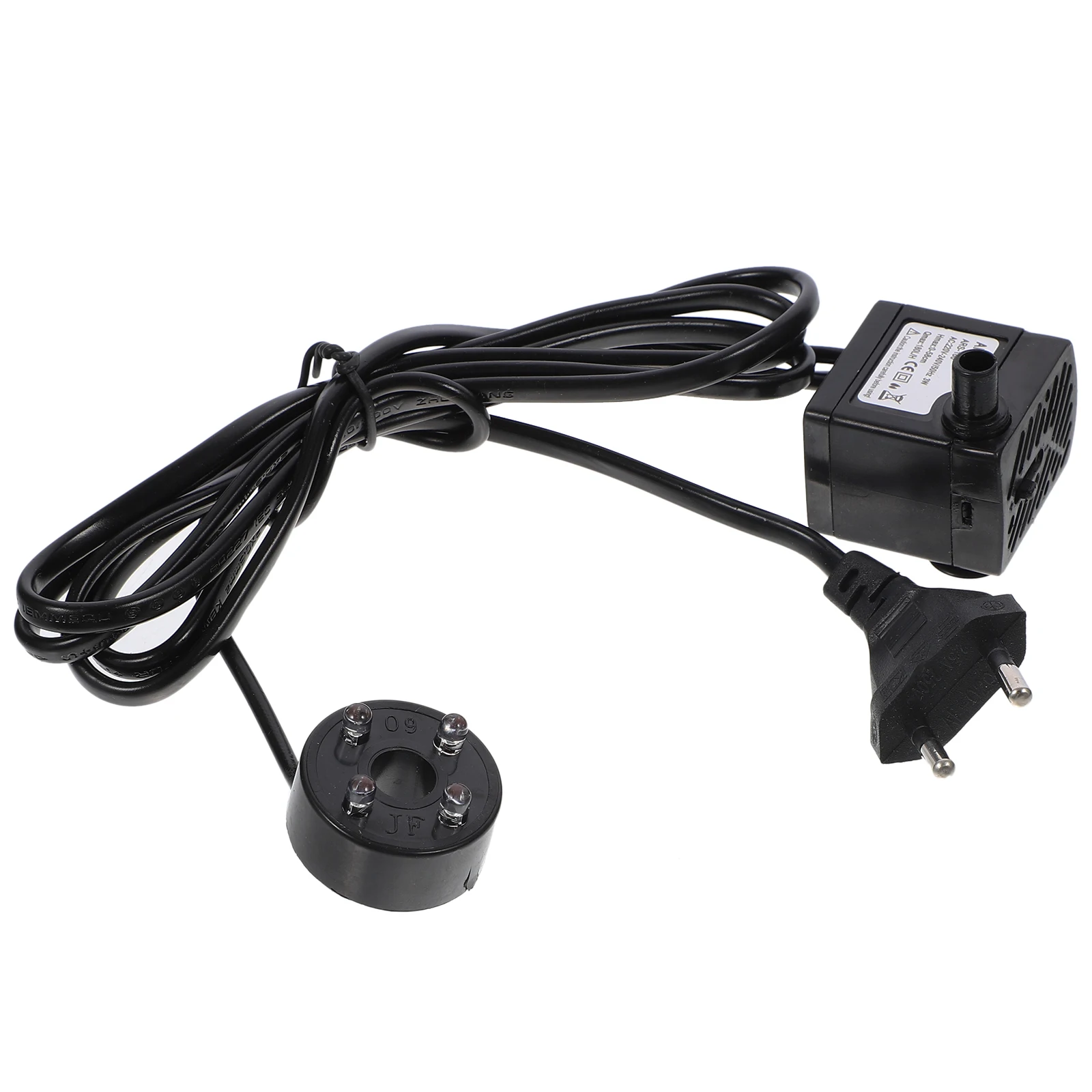 

3W LED Circulation Water Pump Submersible for Fountains Fish Tank Pond 4 Color Lighting Adjustable Flow Rate Energy Saving Low