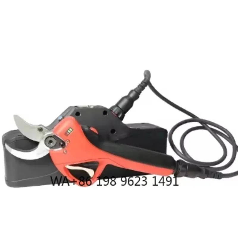

Cordless Battery Hand Shears, 40mm electric pruner, portable professional cutting tool for garden and orchard plant care.