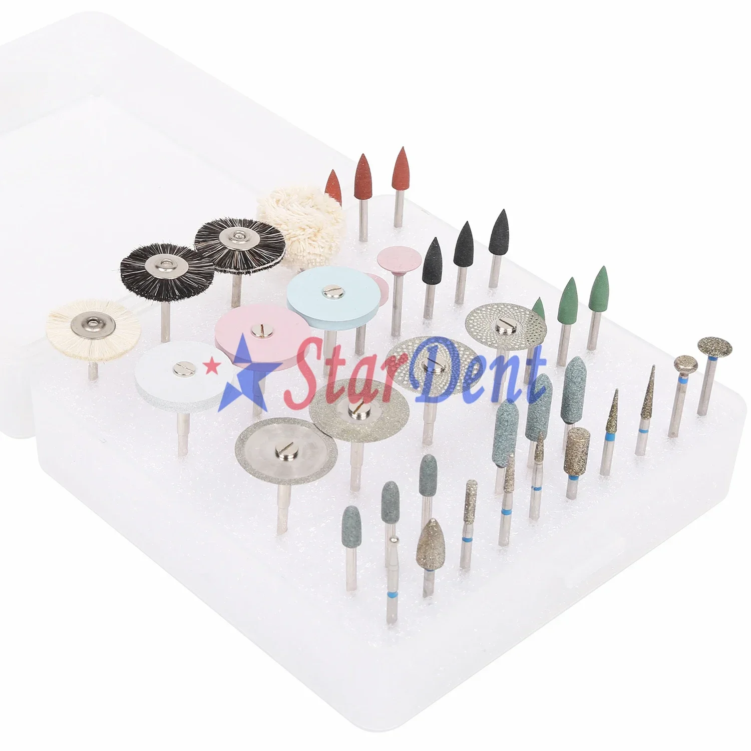 Dentals Disposables Materials Dentals Composites Polishings Kit With Polishings Wheel Diamonds Disc Polishers Kit