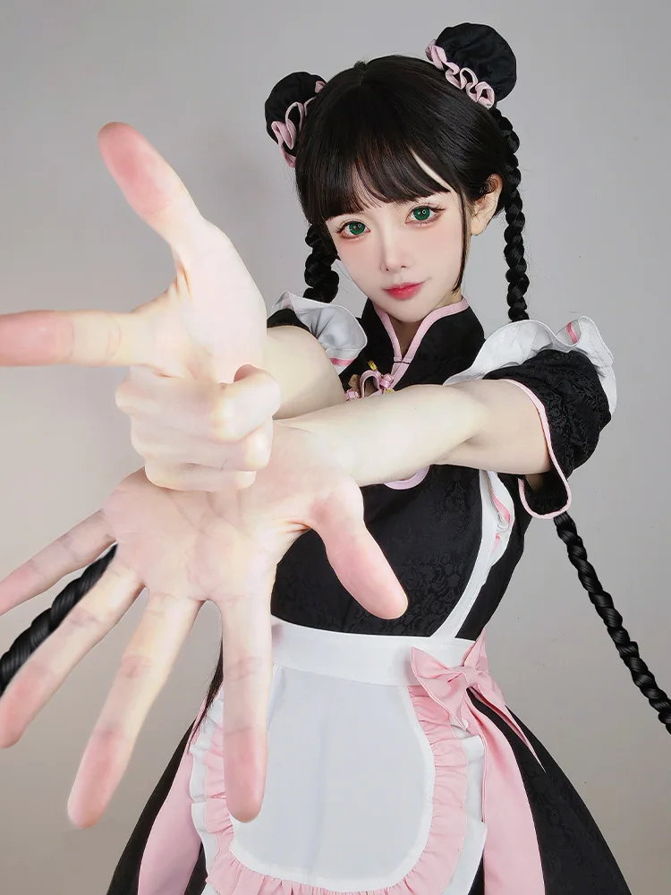 loween Chinese Sle Maid orm Dr New Lolita  Dr Fem Servant Costume Traditional Ethnic Women's Dr
