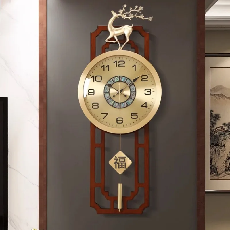 

Aesthetic Hanging Wall Clock Restaurant Classic Modern Design Wall Clock Minimalist Pendulum Reloj De Pared Room Decorarion