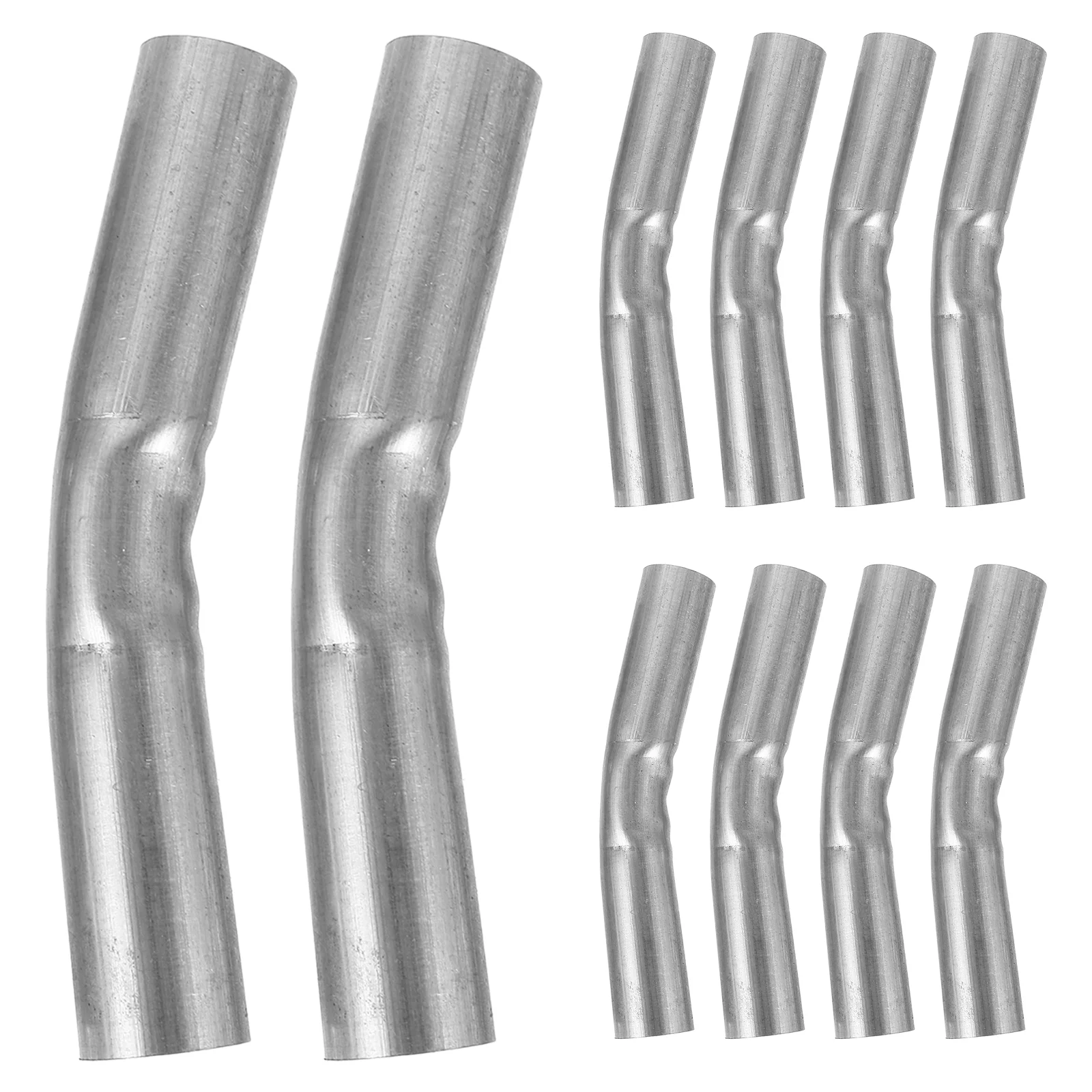 Conectores de tubo grosso para acessórios de estrutura de estufa, adaptador de tubo curvado de aço galvanizado de 25mm, substituição de estufa com 10 peças