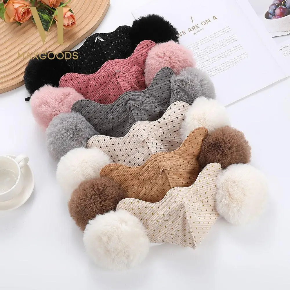 New Plush Thermal Earmuffs Mask Autumn Winter Windproof Fleece Winter Mask Dustproof Wrap Mask Cycling Earflap