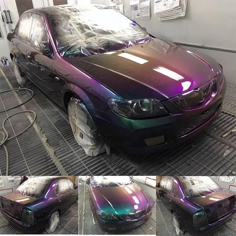 

Aurora White Supershifting Chameleon Pigment Powder Color Shifting Car Paint Pigment Powder ZGO