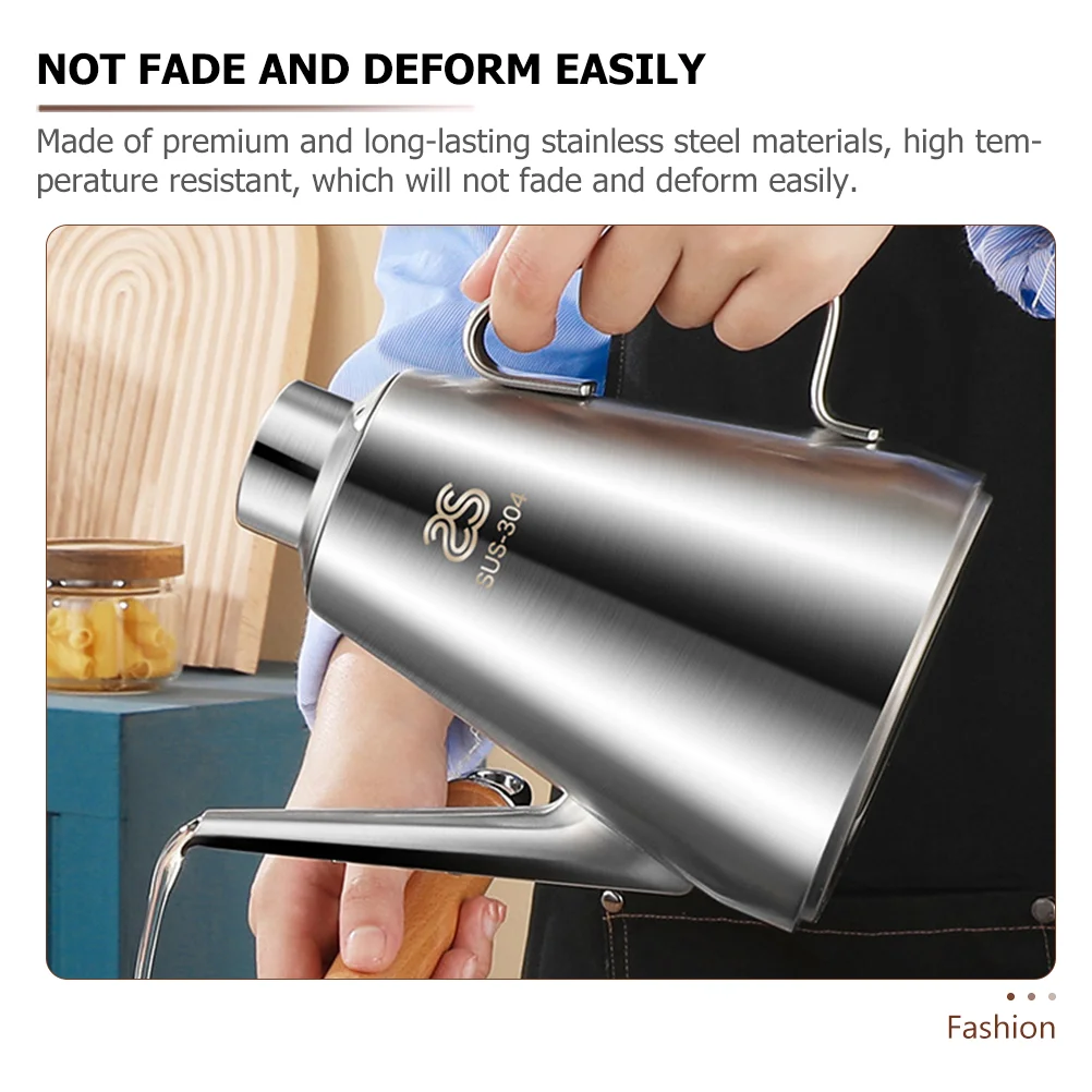 Oil Bottle Olive Dispenser Cruet Container Pot Condiment Japanese Sauce Vinegar Kitchen Cooking Decanter Liquid Stainless Steel - Image 4