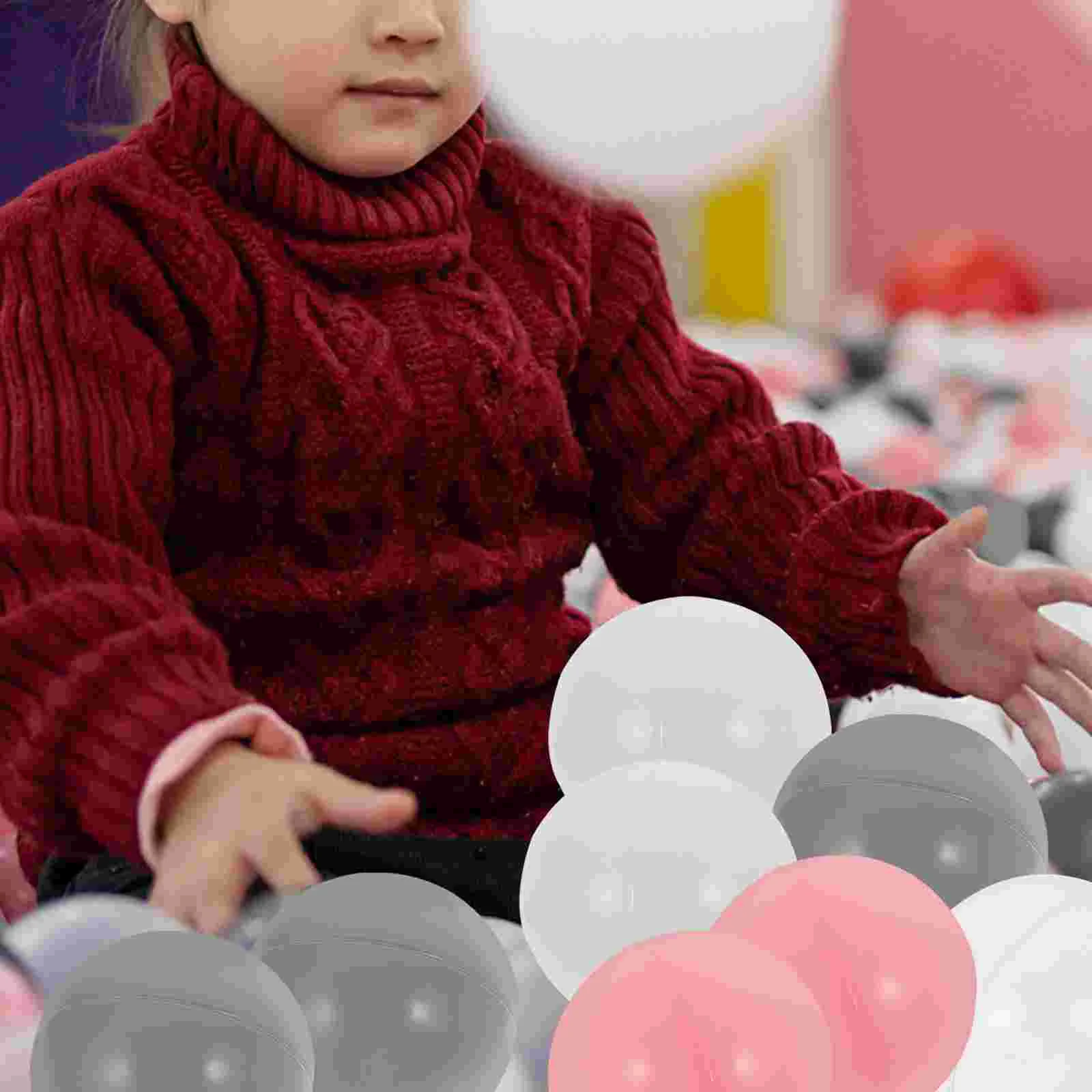 100 Stuks 5 Cm Spelen Ballen Plastic Oceaan Ballen Voor Kinderen Zwemmen Pit Speelhuis Buiten Sport Bal Tenten baby Kleurrijke Ballen Speelgoed