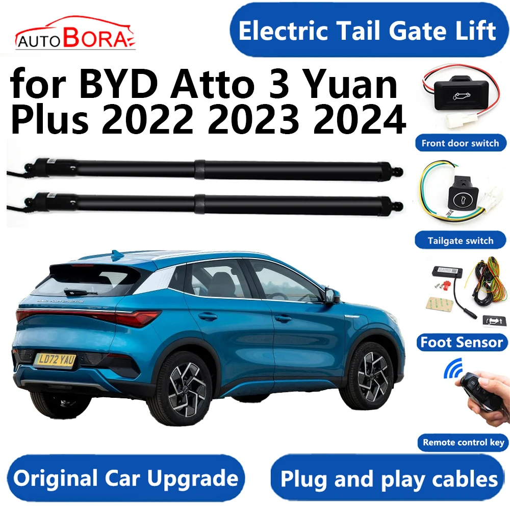 

AutoBora Car Electric Tail Gate Lift System Power Liftgate Kit Auto Automatic Tailgate Opener for BYD Atto 3 Yuan Plus 2022~2024