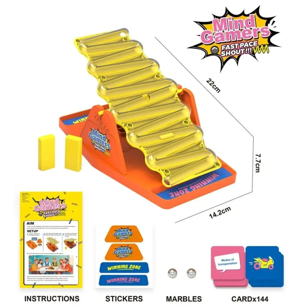 

2026 Fast Reaction Tilt & Shout Board Game - Family Puzzle Tabletop Toy for Adults Kids