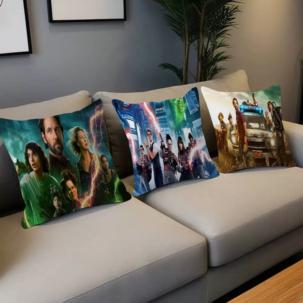 Horror Movie G-Ghostbusters Cartoon Office Cushion Pillowcase Car Cushion Cover45X45CM Lumbar Pillowcase Sofa Pillowcover