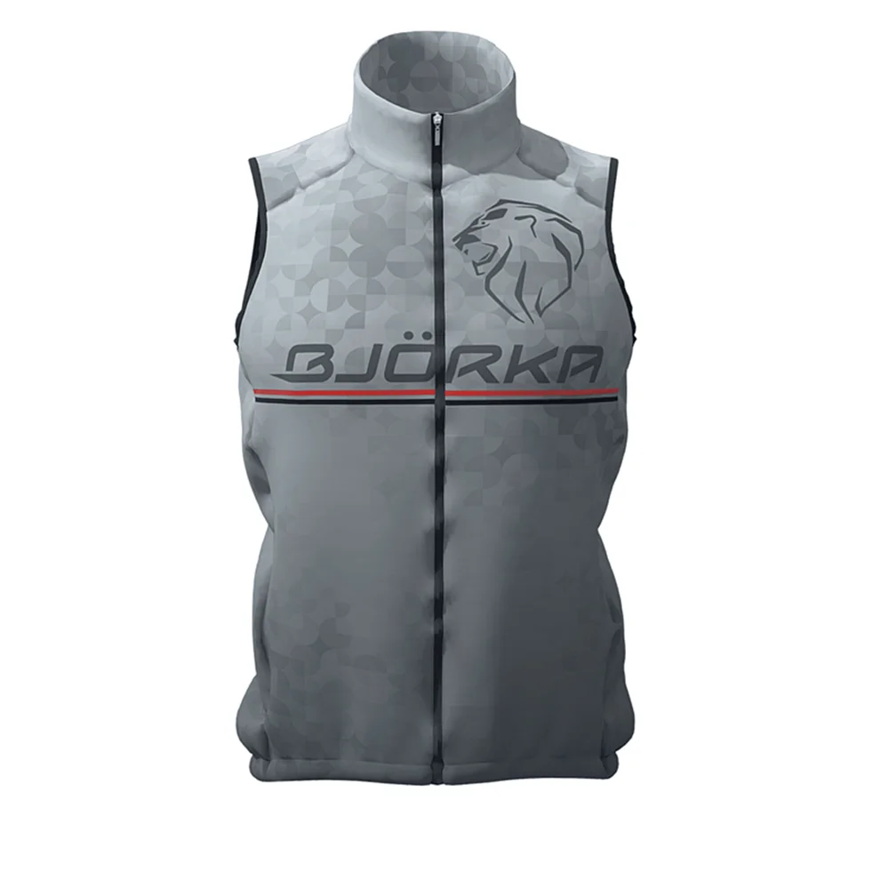 BJORKA Winter Cycling Windproof/Waterproof Sleeveless Jersey Mens Pro Team Bicycle Vest Bicicletas Chalecos Ciclsimo Bike Gilet