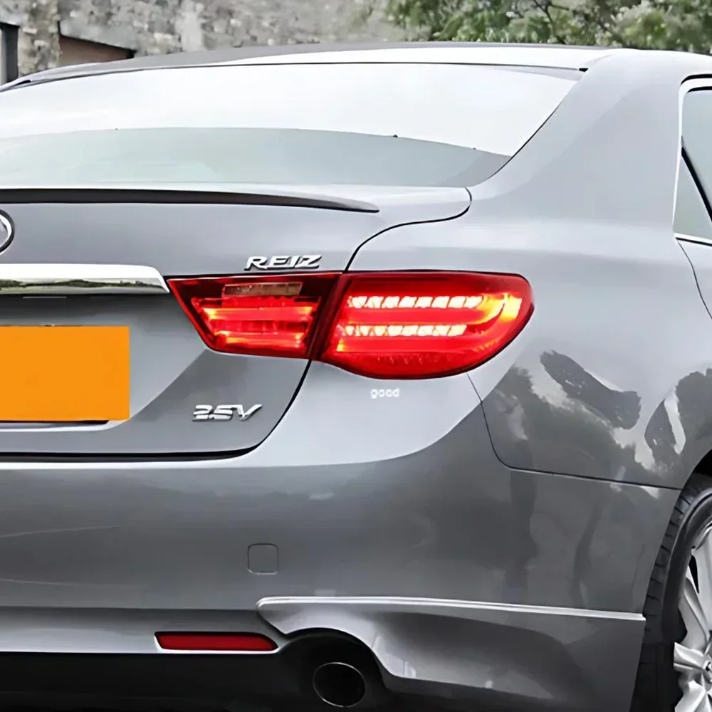 لتويوتا ريز مارك X 2010-2012 السيارات الخلفية مجموعة مصابيح ترقية LED الديناميكية بدوره سيارة أضواء خلفية التوصيل والتشغيل الملحقات