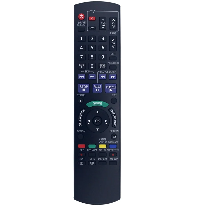 N01R-Remote Control N2QAYB000336 Pengganti untuk Perekam DVD PANASONIC N2QAYB000336 Remote Control
