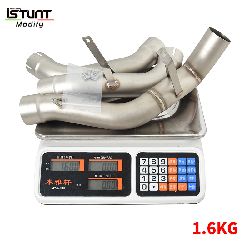 For Ducati MULTISTRADA 1200 S SPORT TOURIN 2010 - 2014 Motorcycle Exhaust System Stainless steel Middle Link Pipe Escape Moto