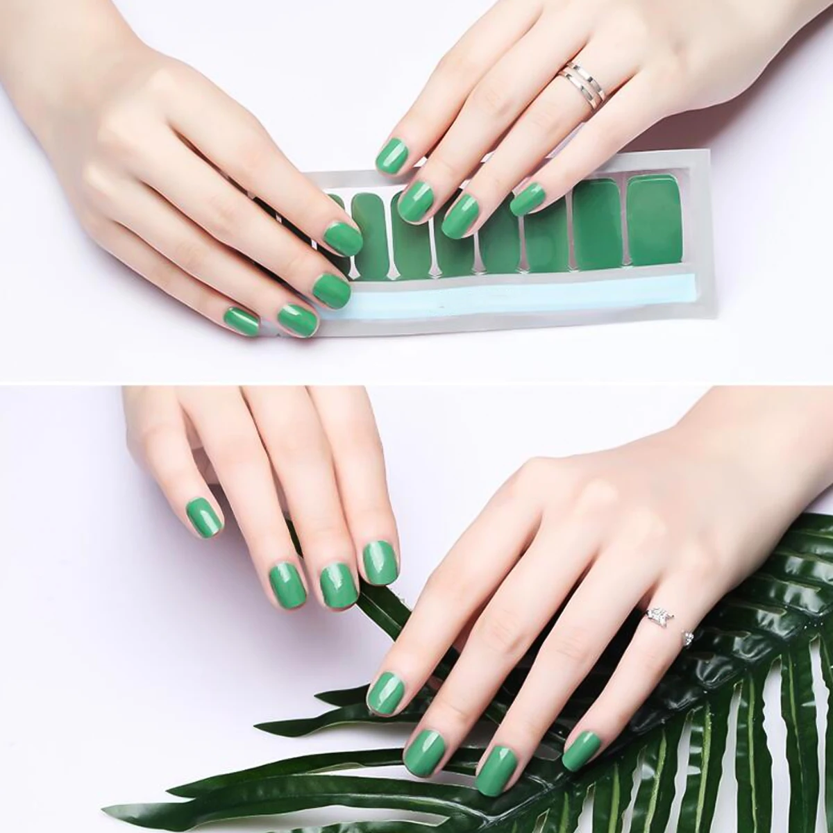 

Solid Color Art Stickers Charming Manicure Decals Diy Decor For Women Girls Durable Premium Material Fashionable Unique
