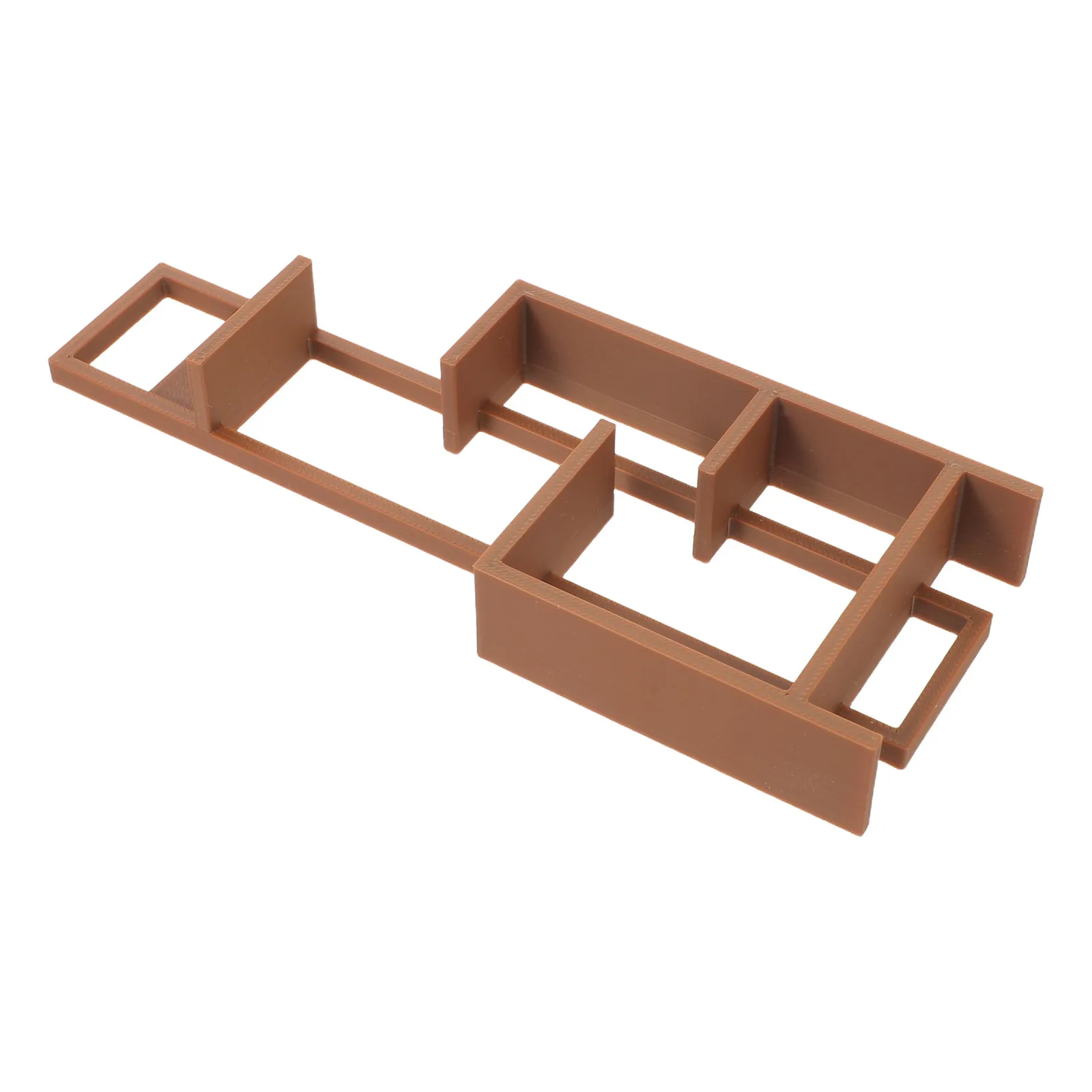 Scaffale portaoggetti per casa delle bambole in miniatura Espositore multistrato in scala 1:12 Piccola libreria Mobili per mobili Accessori fai da te