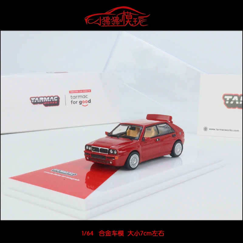 

TW Tarmac Works 1:64 Lancia Delta HF Коллекция литых под давлением сплавов, декоративная модель автомобиля, игрушки