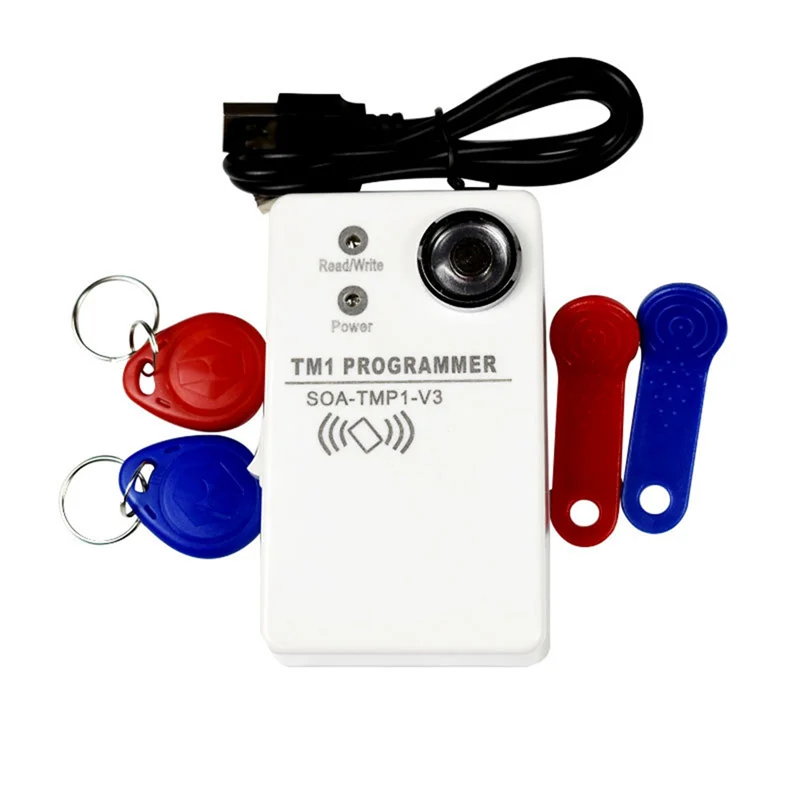 

Превосходный-TM1 RFID-копировальный аппарат Дубликатор Ручной RW1990 TM1990 TM1990B Ibutton DS-1990A 125 кГц EM4305 T5577 EM4100 TM Card Reader