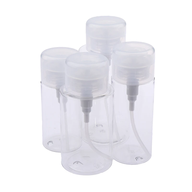 120/150/200/300ml Empty Pump Dispenser Liquid UV Gel Polish Nail Art Polish Clean Bottle Polish Cleanser Remover Bottle