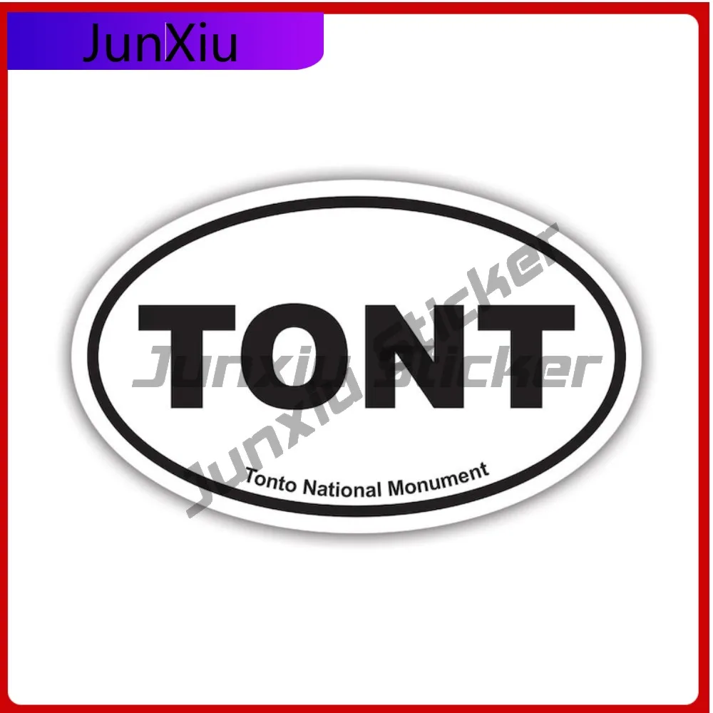 

Tonto National Monument Tont Oval Sticker Funny Car Waterproof Vinyl Decal For Motorcycle Helmet Unique Decor Outdoor High