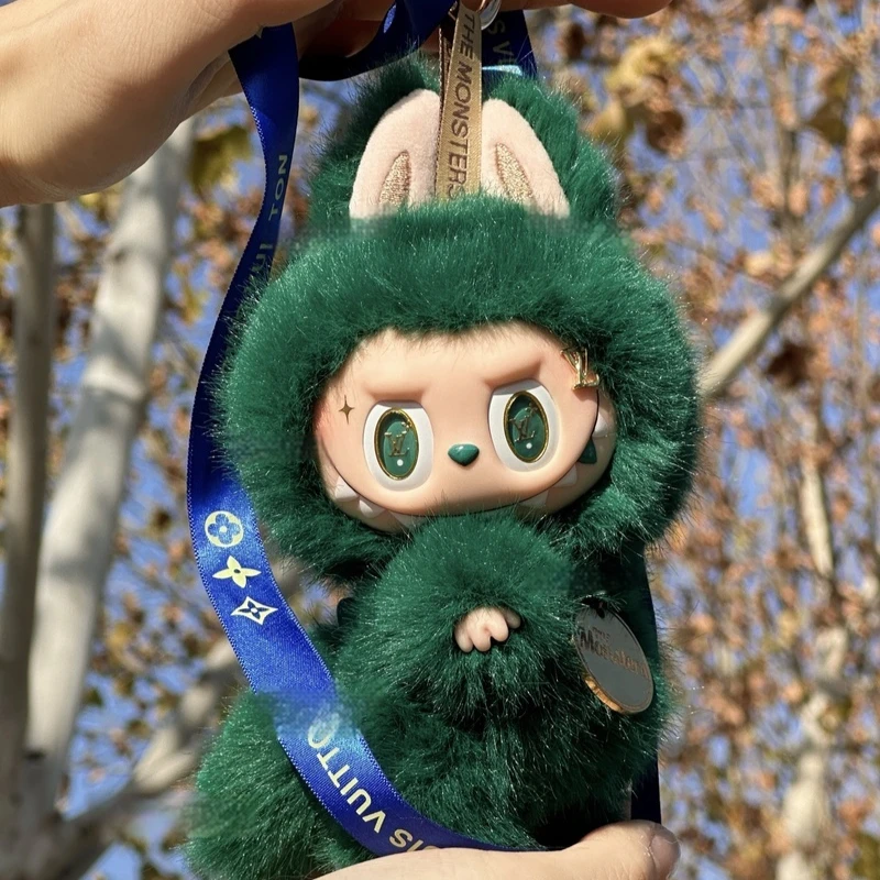 New Customized Labubu Modified Baby Figures Bubble Matrag Famous Brand Products Logo Pendant Green Presale