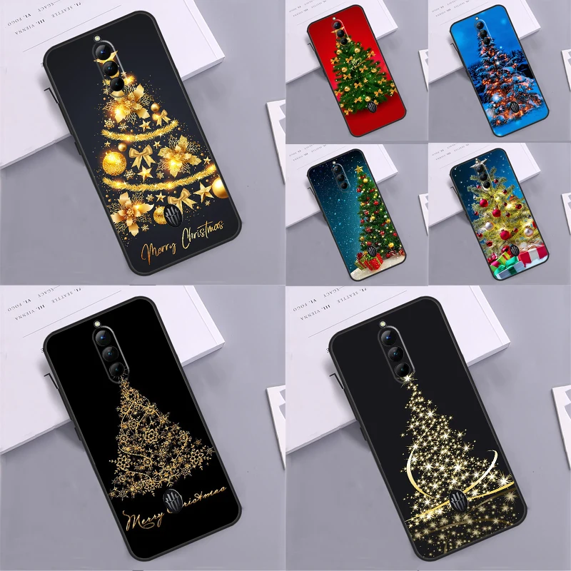 Merry Christmas Tree Funda Case For Nubia Red Magic 5G 5S 6R 6S 7S 8S Pro Plus 6 7 8 Pro Plus Soft Cover Coque