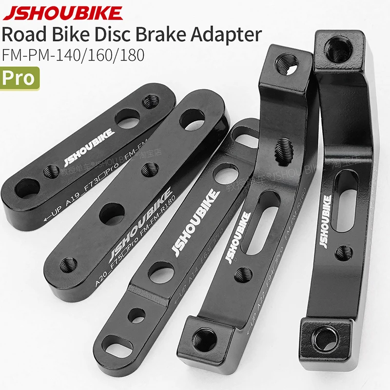 JSHOUBIKE 10/20PCS Disc Brake Caliper Mount Adapter FM/PM 140mm 160mm 180mm Rotors Road Bike MTB Caliper Brake Bracket Bike Part