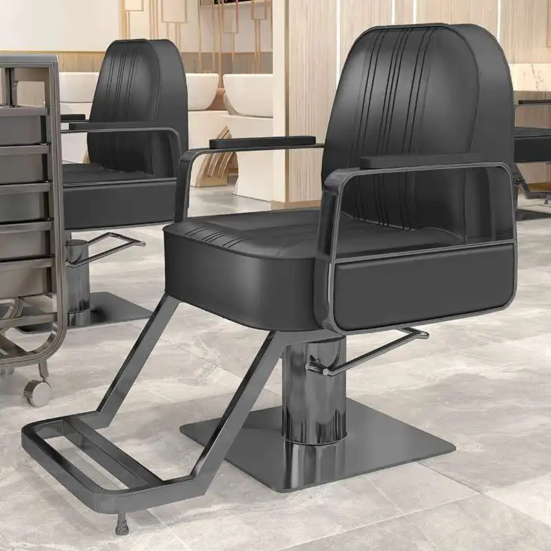 

Manicure Ergonomic Barber ChairsRolling Comfortable Facial Chair Hairdresser Beauty Stylist Stool Silla Barberia Salon Equipment