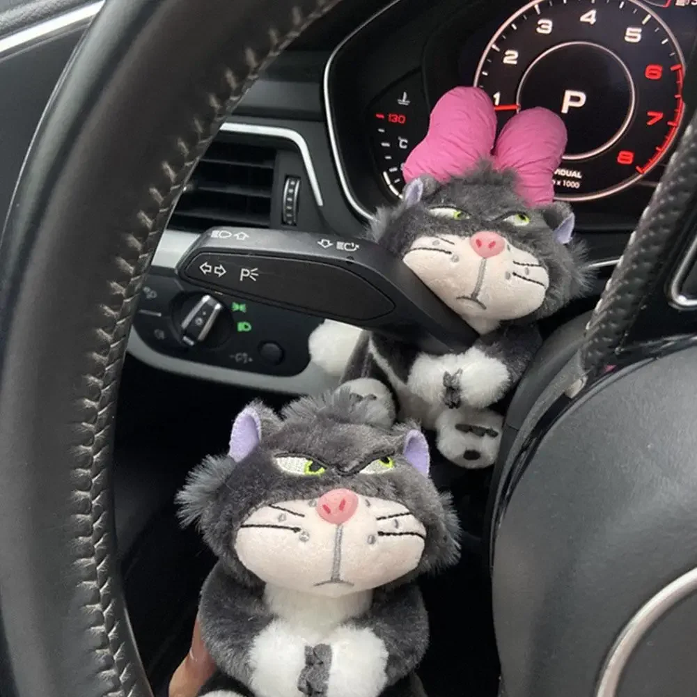 Cute Cat Plush Doll Car Windshield Wiper Decorations Home Desk Ornament Creative Gift Home Decoration Accessories - Image 4