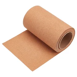 1 Roll 6m Cork Insulation Roll for Coaster Wall Decoration Party and DIY Crafts Supplies Tan 200mm wide