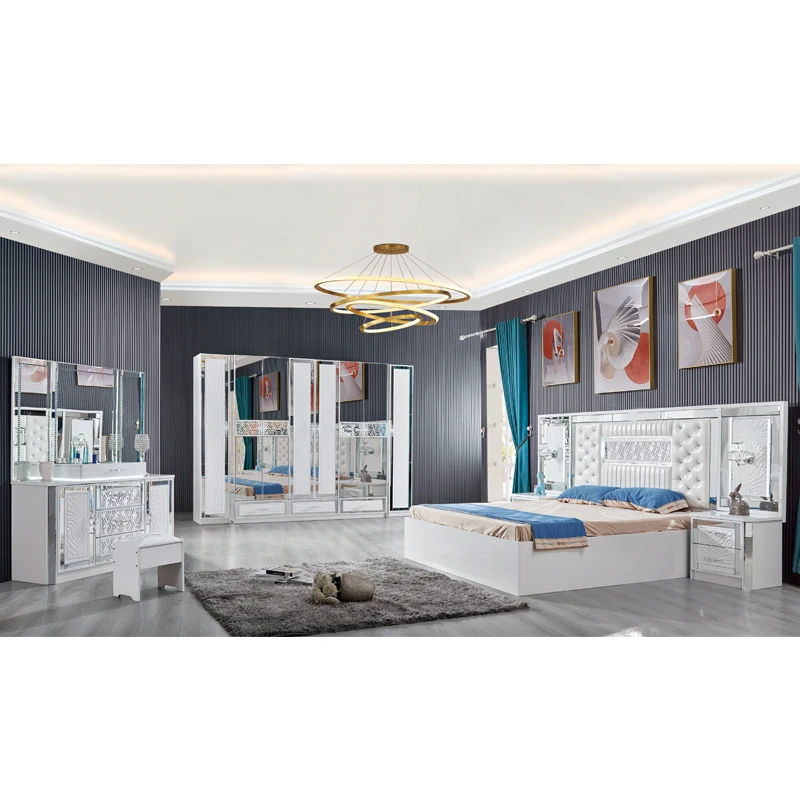 

&2022 Latest Design Full Bedroom Set Luxurious King Bedroom Furniture Sets Furniture Modern Bedroom