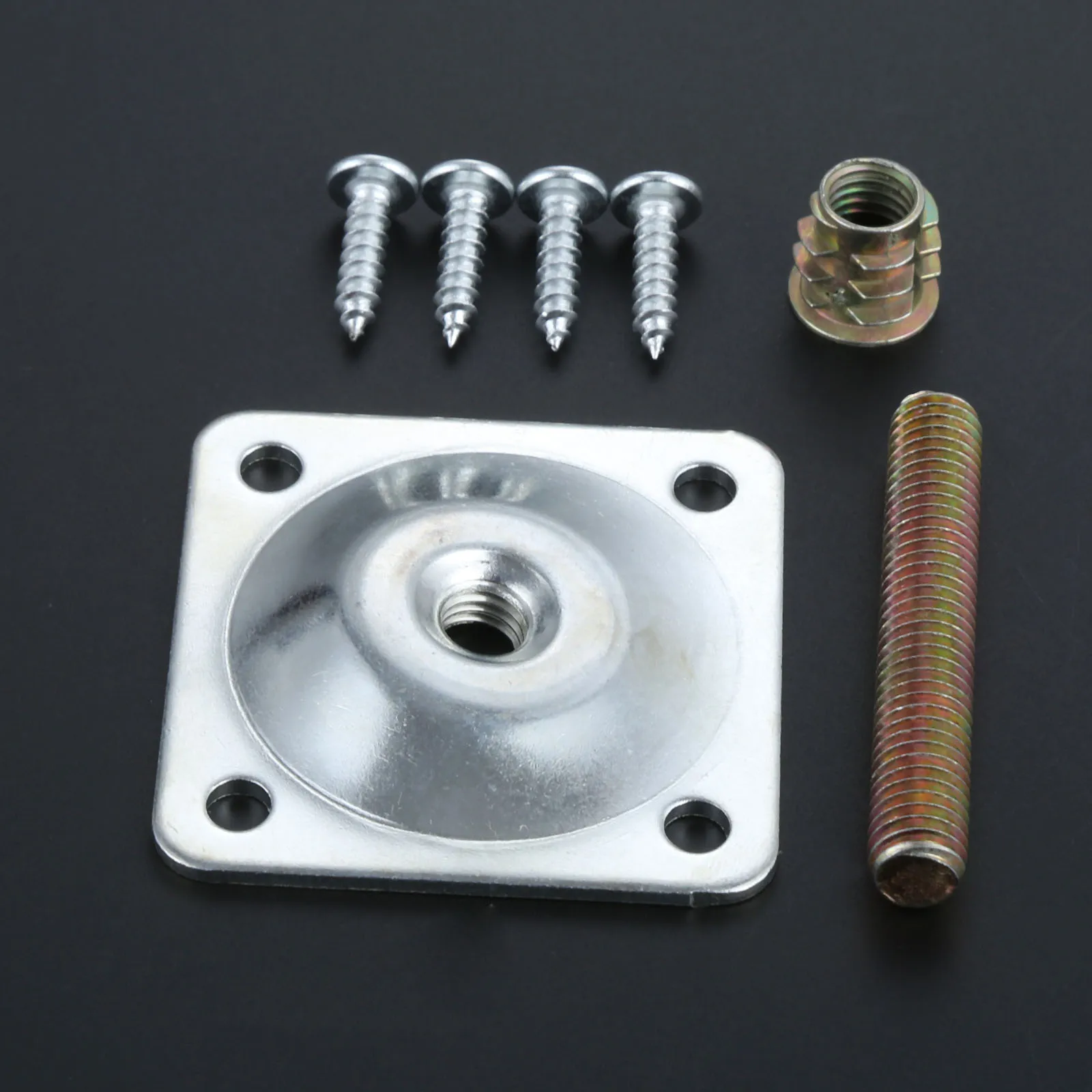 8 oder 4 Sätze Metall bein befestigungs platten Füße abgewinkelte Ebenen halterungen mit Dübels ch rauben Möbel tisch Sofa Kaffees tühle Pad