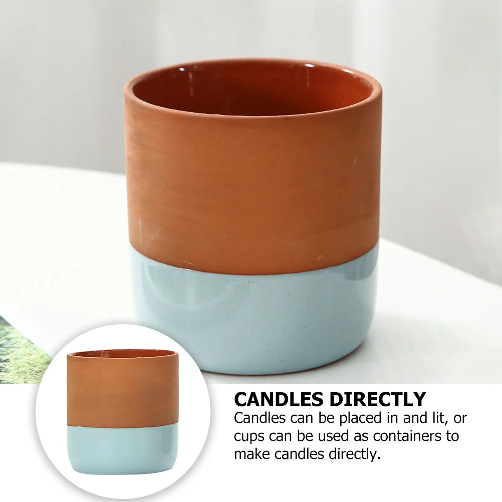

1Pcs Decorative Ceramic Candleholder Nordic Style Candlestick Home Party Table Adornment Cup Holder Candlestick